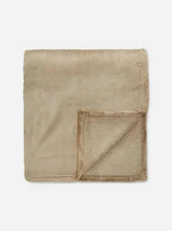 Supermiękka mała pluszowa narzuta