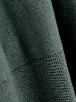 Sweter polo z długim rękawem