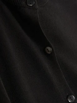 Sweter rozpinany z okrągłym dekoltem