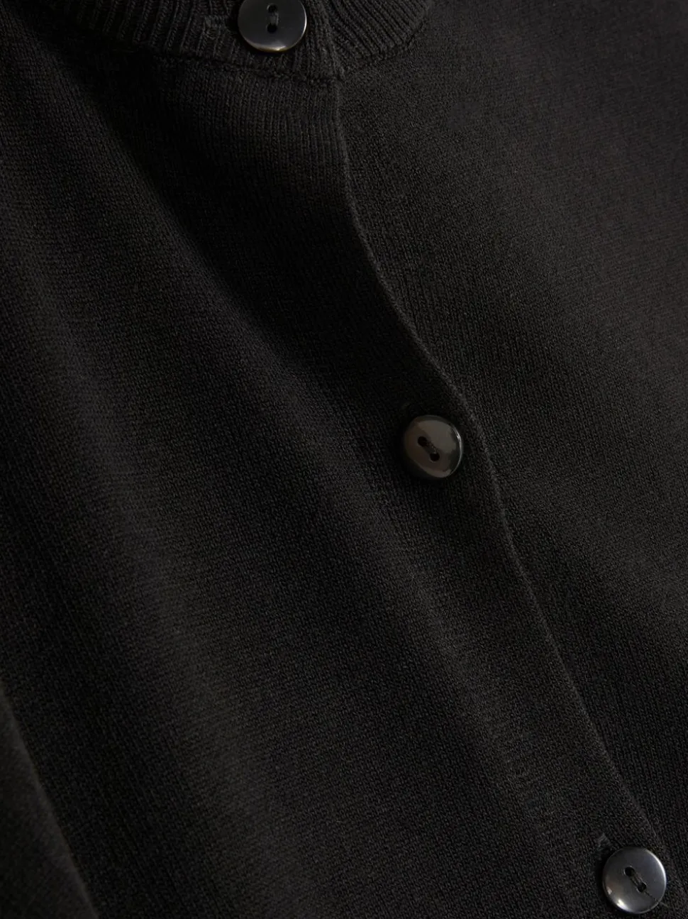 Sweter rozpinany z okrągłym dekoltem