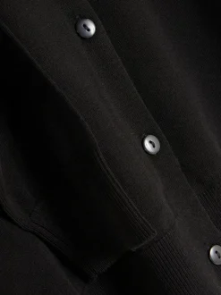 Sweter rozpinany z okrągłym dekoltem