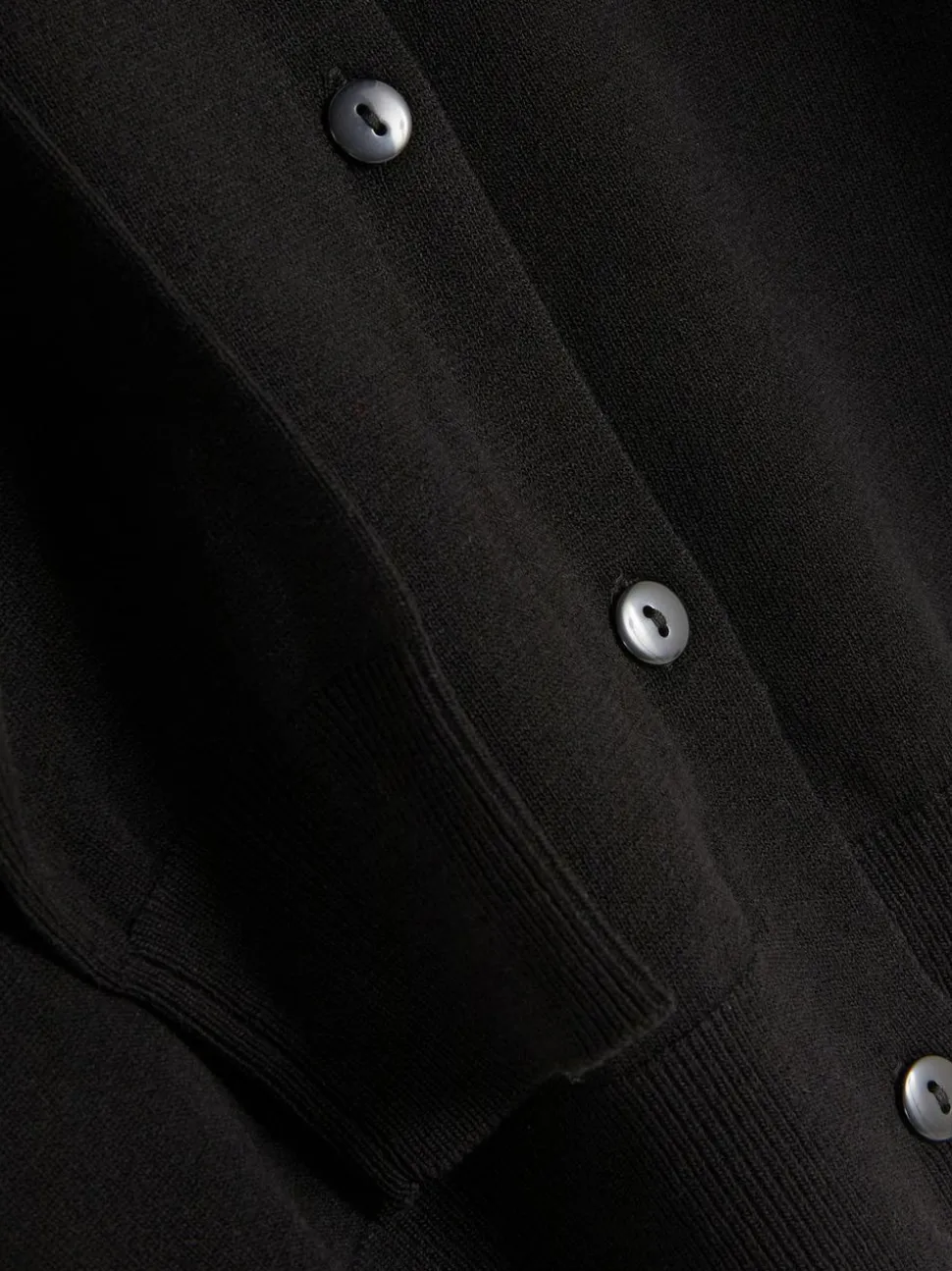 Sweter rozpinany z okrągłym dekoltem