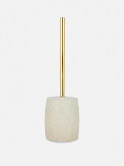 Szczotka toaletowa ze wzorem w jodełkę