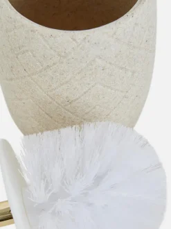 Szczotka toaletowa ze wzorem w jodełkę