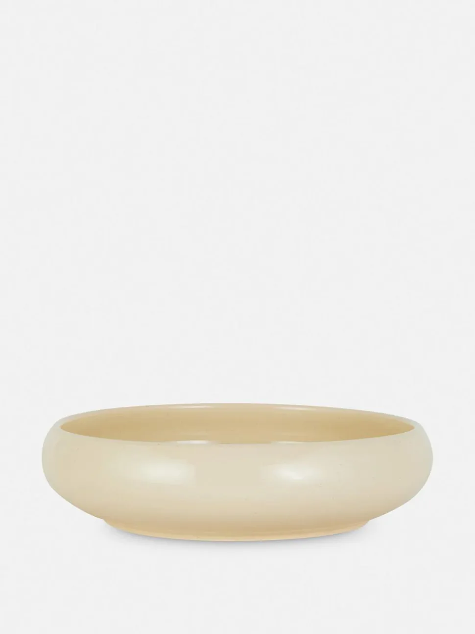 Szkliwiona miska na makaron w drobne plamki