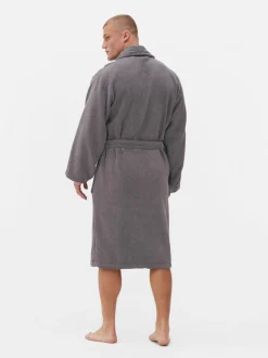 Szlafrok do spa z bawełnianej tkaniny frotte