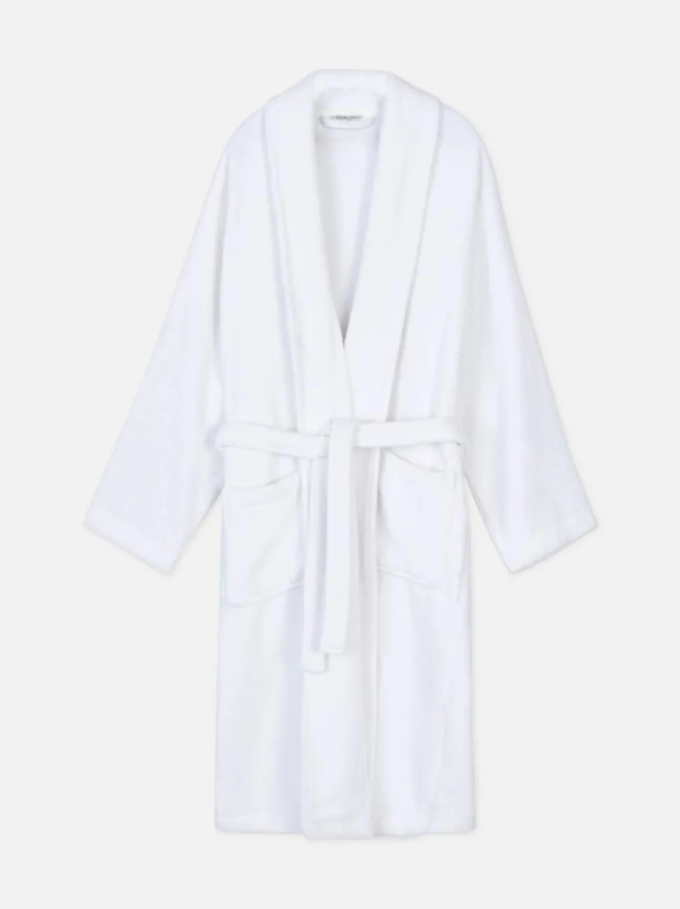 Szlafrok do spa z bawełnianej tkaniny frotte