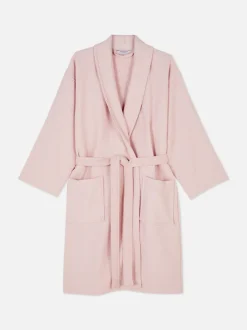 Szlafrok o waflowej fakturze