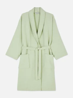 Szlafrok o waflowej fakturze