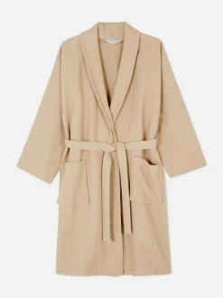 Szlafrok o waflowej fakturze