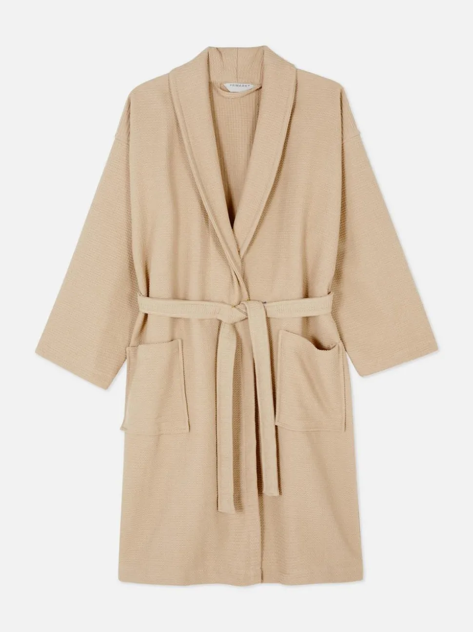 Szlafrok o waflowej fakturze