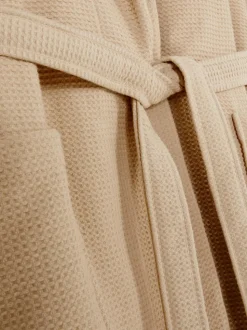 Szlafrok o waflowej fakturze