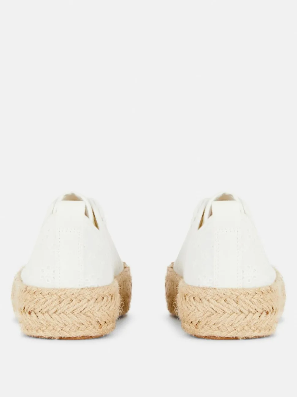 Sznurowane espadryle z juty