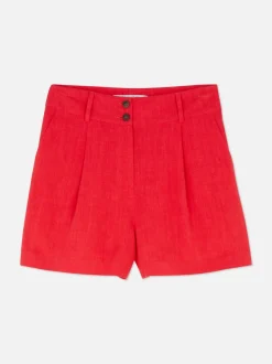 Szorty bermudy z lnu