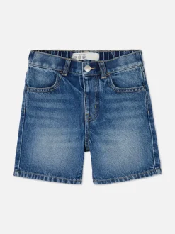 Szorty jeansowe z elastyczną talią