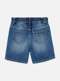 Szorty jeansowe z elastyczną talią