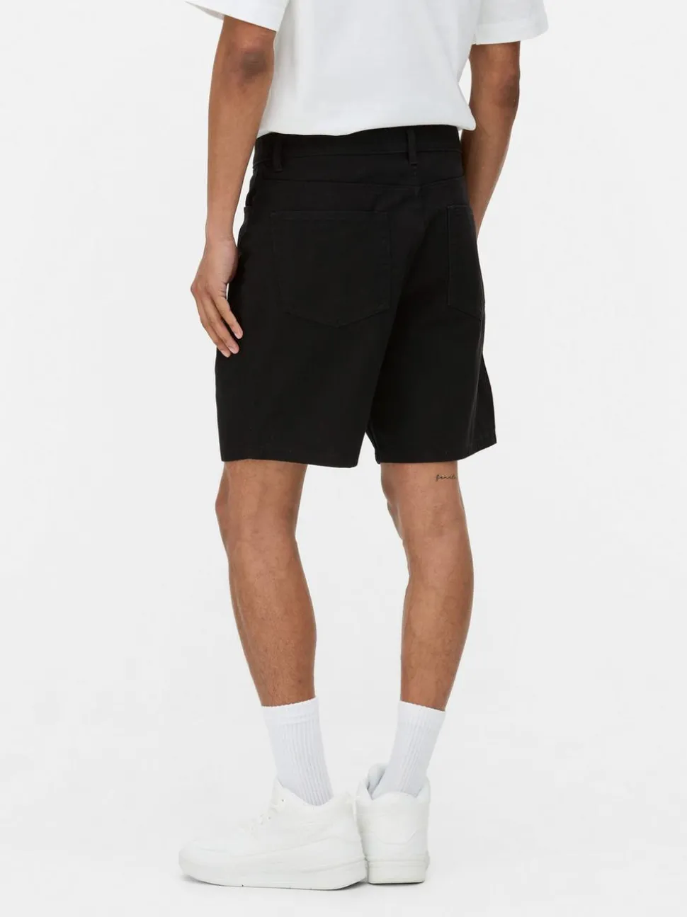 Szorty jeansowe z prostą nogawką