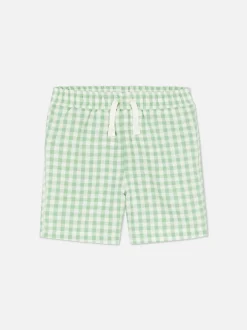 Szorty kąpielowe w kratkę vichy