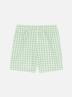 Szorty kąpielowe w kratkę vichy