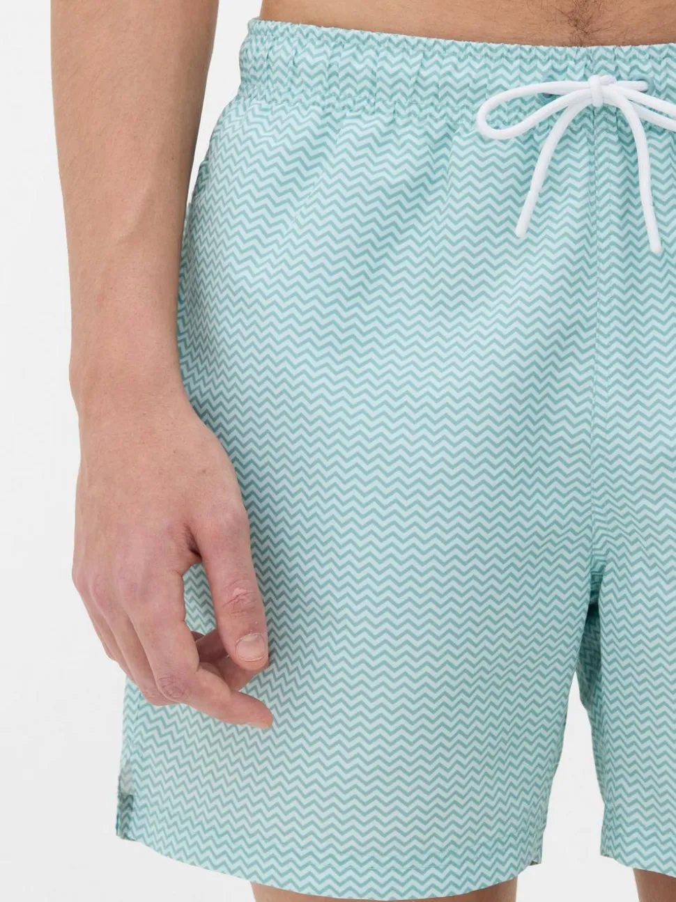 Szorty kąpielowe w zygzaki