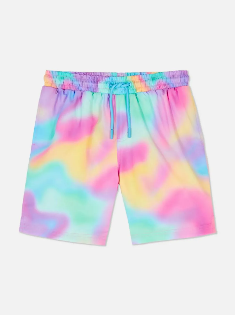Szorty kąpielowe ze sznurkiem i wzorem tie-dye