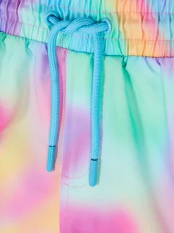Szorty kąpielowe ze sznurkiem i wzorem tie-dye