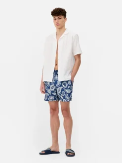 Szorty kąpielowe ze wzorem paisley