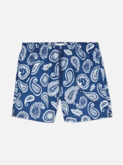 Szorty kąpielowe ze wzorem paisley