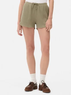 Szorty o waflowej teksturze