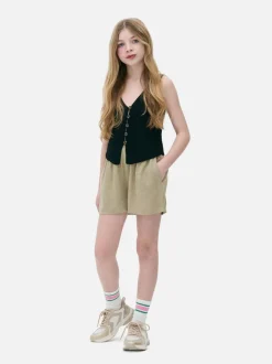 Szorty z elastyczną talią