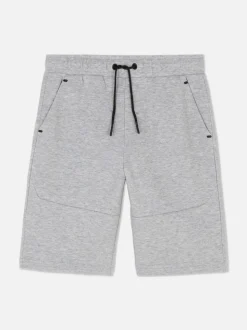 Szorty z panelami i sznurkiem ściągającym