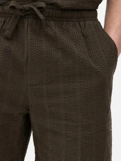 Szorty z tkaniny seersucker, część zestawu