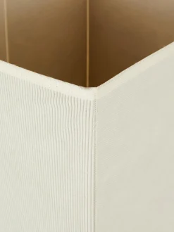 Sztruksowe sześcienne pudło do przechowywania