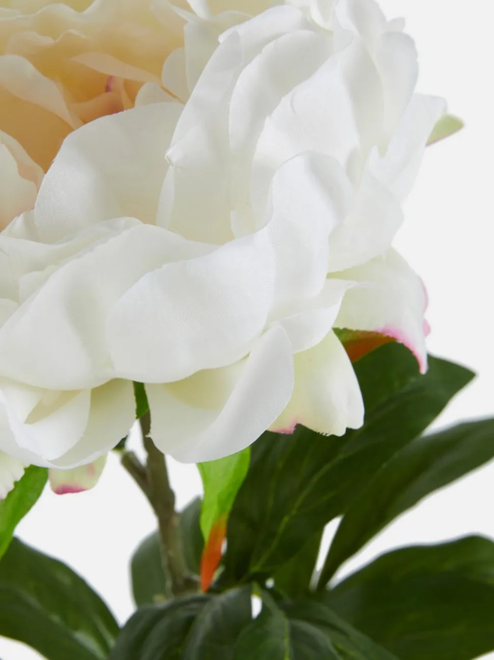 Sztuczna piwonia na pojedynczej łodydze