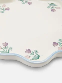 Taca łazienkowa z muszelkowym wykończeniem