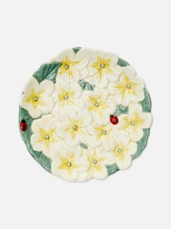 Talerzyk w pierwiosnki i biedronki