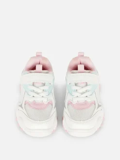 Tęczowe buty sportowe z niską cholewką