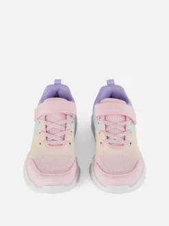 Tęczowe buty sportowe z niską cholewką