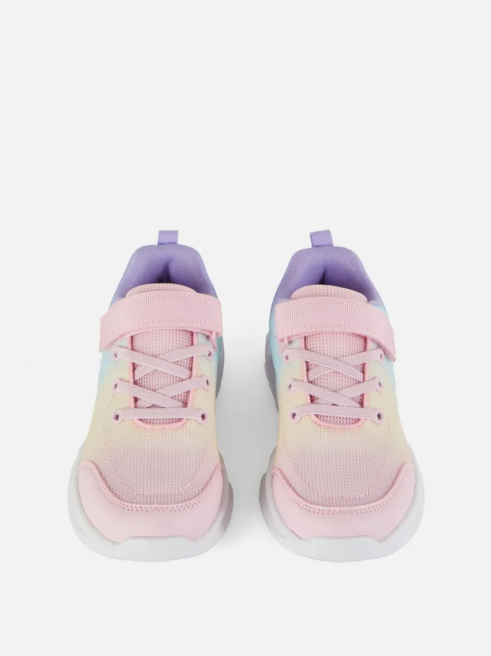 Tęczowe buty sportowe z niską cholewką