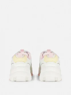 Tęczowe buty sportowe z niską cholewką