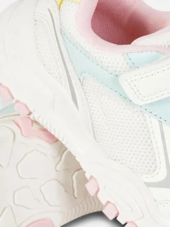 Tęczowe buty sportowe z niską cholewką