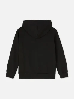 Teksturowana bluza z kapturem i zapięciem na zamek