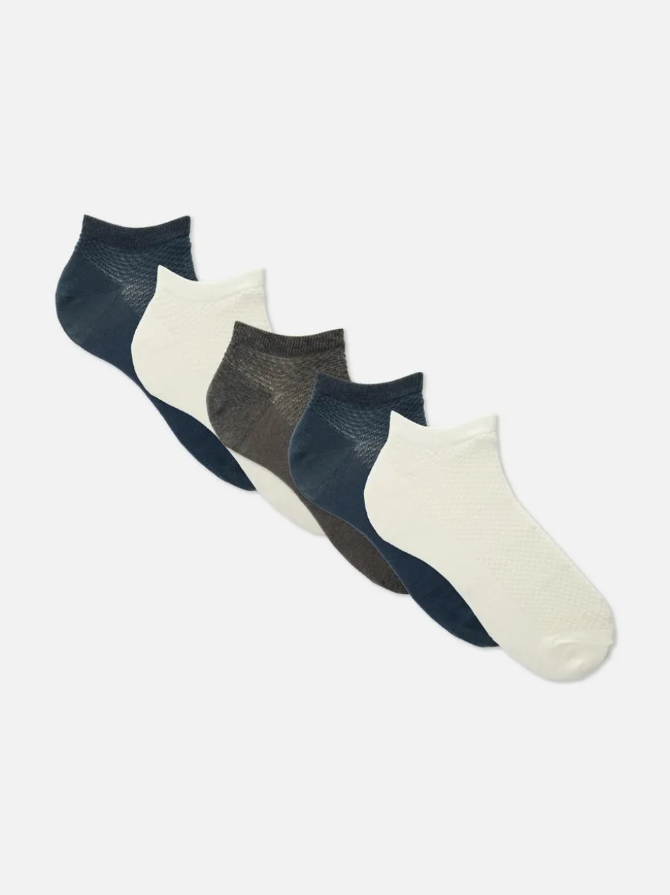 Teksturowane skarpetki do butów sportowych, 5 par