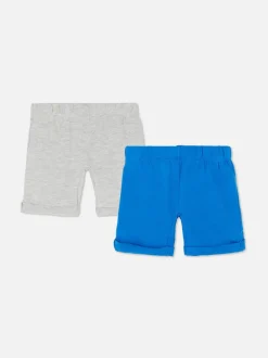 Teksturowane szorty, 2 pary