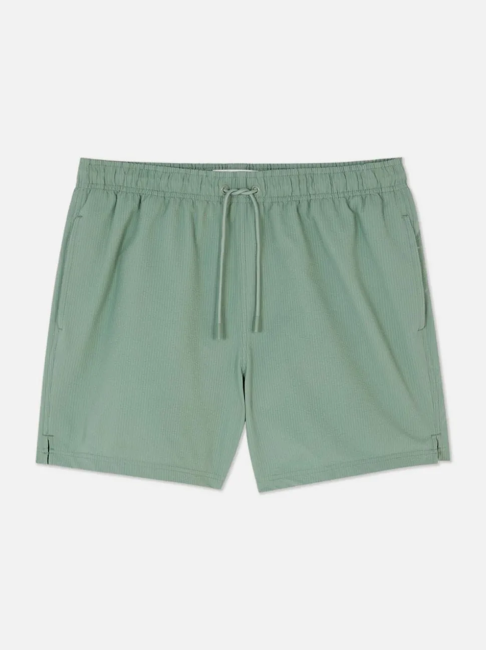 Teksturowane szorty kąpielowe ściągane sznurkiem