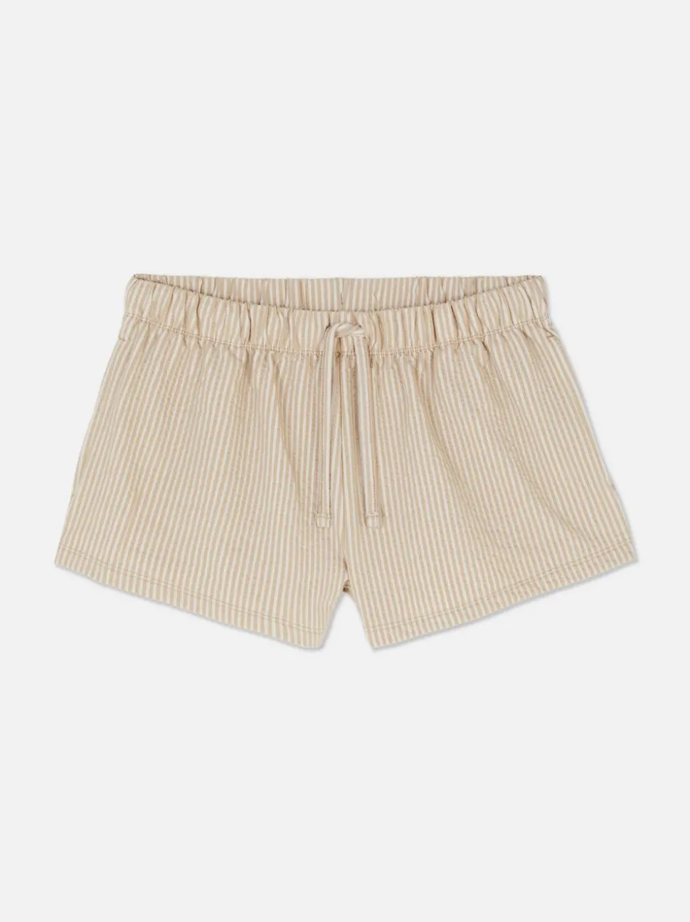 Teksturowane szorty w paski