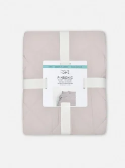 Teksturowany komplet pościeli w romby, rozmiar king