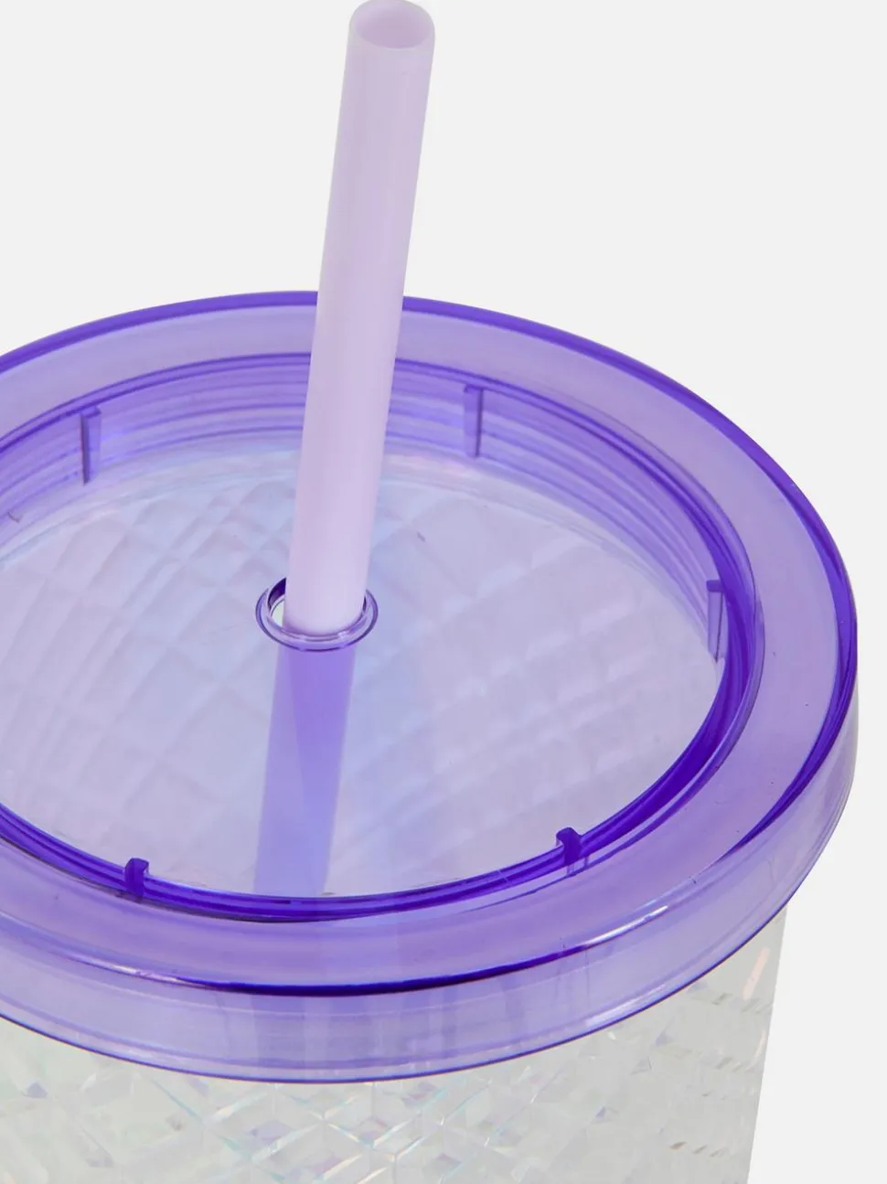 Teksturowany kubek ze słomką i motywem Hello Kitty