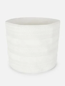 Teksturowany miękki kosz do przechowywania