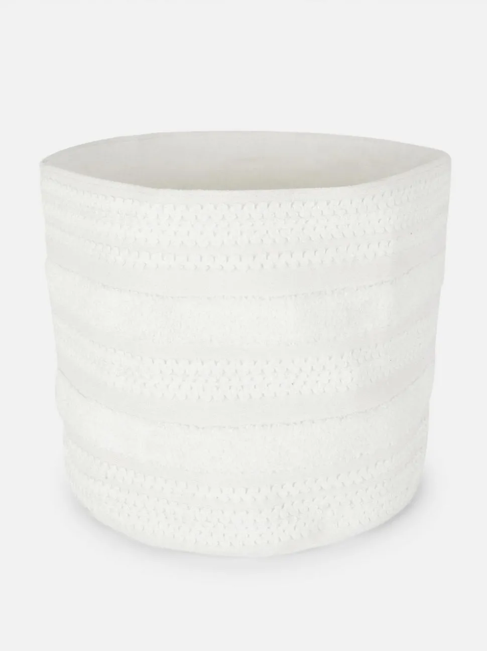 Teksturowany miękki kosz do przechowywania